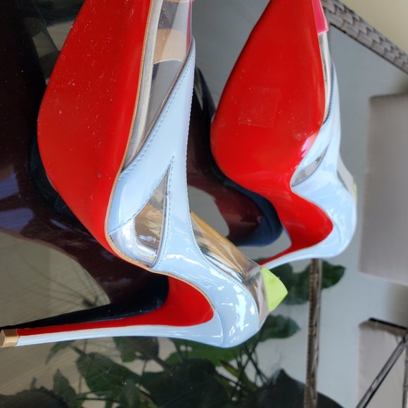RARE Christian Louboutin Blake Is Back 120 Patent Size 38 - Picture 3 of 5